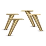 4 Pcs Slant Furniture Metal Legs Plated Brushed Brass 5 Inch Heavy Duty Sofa. Fixed Price $55.18.
