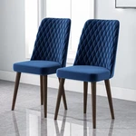 Best Selling Katie Mid-century Modern Velvet Dining Chair Blue, Solid Wood,. Fixed Price $292.43.