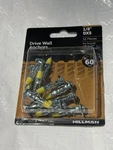 The Group 41330 Short Drive Wall Anchors, 1/8-INCH, 20-PACK. Fixed Price $7.00.