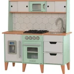 Kidkraft Natural Wooden Mckinney Style Play Kitchen Fridge Ice-maker Stove!. Fixed Price $79.99.