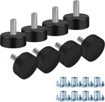 8PCS M6 Thread Adjustable Furniture Feet Levelers With Non-slip Rubber Base. Fixed Price $16.99.