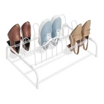 Whitmor 9-PAIR Floor Closet Shoe Rack White. Fixed Price $20.02.
