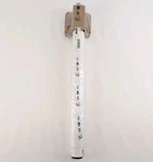 Ikea Olov Adjustable Leg 23 -35 (single) White / Steel #102.643.02. Fixed Price $32.94.