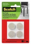 3M Scotch 12 X Felt Pads Beige 2.5CM Model SP848NA. Fixed Price $7.24.