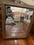 Vintage Southern Comfort Mirrored Glass Bar Sign Whiskey 1980. Fixed Price $9.00.