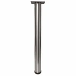 28" Tall, Single Table Leg, Office Height - Brushed Steel From. Fixed Price $58.17.