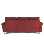 Poundex Furniture Fabric Reversible Sectional Sofa Set In Paprika Red Color. Fixed Price $619.04.