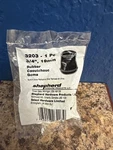 Black Rubber Non Skid Chair Leg Tips Shepherd Hardware 3203, 3/4" 19MM. Fixed Price $7.25.