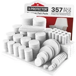 357 Pcs White Felt Furniture Pads Hardwood Floor Protectors Bulk Sizes. Fixed Price $33.07.