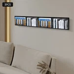 3*FLOATING Media Storage Cabinet Wall Mount Shelf Rack Cd Dvd Organizer Shelves. Fixed Price $49.34.