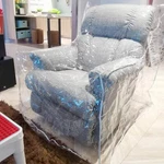 Heavy Duty Recliner Cover Clear Vinyl Pets Scratching Protector 36 W. Fixed Price $33.26.