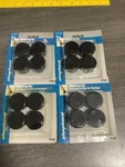 Shepherd Hardware 9769 Lot Of 4/4 Packs Furniture Leg Tips 1-1/4" Diameter Black. Fixed Price $14.95.