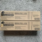 Lot Of 2 Atlantic Media Stix For Dvds, Cds Storage Wall Mount 4 Pack Sealed New. Fixed Price $39.95.
