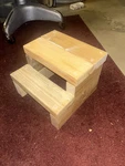 Welcare 43220-59070 Solid Wood Foot Stool. Fixed Price $10.00.