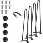 Vevor 19" Hairpin Furniture Legs, Metal, Diy Nightstand, Coffee Table, Set 4. Fixed Price $37.75.