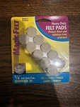 Magic Sliders 63215 Heavy Duty Felt Pads 3/4" Case Of 120. Fixed Price $14.99.