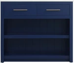 Elegant Lighting KD0142 Osman 42"W Marble Top Wood Kitchen Island - Blue. Fixed Price $1302.00.