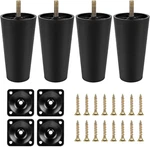 Plastic 4.6 Inch Legs, Pack Tapered Sofa/couch/chair With M8 Thread. Fixed Price $28.36.