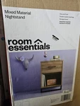 Mixed Material Nightstand Natural Room Essentials New In Box Ready For Your Home. Fixed Price $30.00.