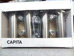 Ikea Capita Stainless Steel Legs 4 3/8 Design Mikael Warnhammar Set Of. Fixed Price $27.95.