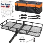 Folding Hitch Mount Cargo Carrier 60" X 20" 6", 500 Lbs Capacity. Fixed Price $349.14.