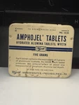 Wyeth Amphojel Tablets Medicine Tin. Fixed Price $5.00.