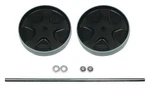 Rubbermaid Commercial GRFG6173L90000 Wheel Assembly Kit. Fixed Price $61.95.