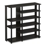 Furinno Turn-n-tube Engineered Wood Multi Storage Shoe Rack Espresso. Fixed Price $90.92.