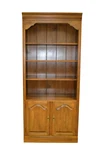 Ethan Allen Circa 1776 Cabinet Bookcase Unit Maple #18-9021. Fixed Price $1295.00.