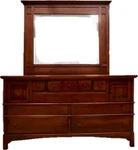 Lexington Home Brands Arts & Crafts Dresser With Mirror. Fixed Price $1420.00.
