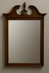 Lexington Cherry Traditional Pediment Beveled Wall Mirror. Fixed Price $323.99.