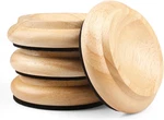 4 Pcs Solid Wood Upright Piano Caster Cups,furniture Sofas Beds Cha. Fixed Price $26.98.