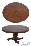 L71276: Theodore Alexander Althorp Collection Round Oak Dining Table New. Fixed Price $3495.00.