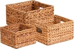Honey-can-do Banana Leaf Storage Baskets Water Hyacinth Woven Basket, Decorat. Fixed Price $52.16.