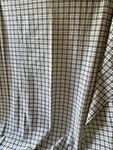 Antique Pennsylvania Loomed Homespun Plaid Cotton Fabric Bed Cover Blue. Fixed Price $379.00.