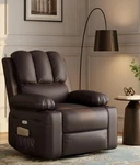 Power/manual Recliner Chairs & Massage Pu Leather Home Theater Seating Us. Fixed Price $262.42.