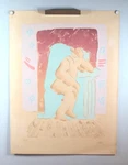Peter Max Signed 1974 Man Chair Original Artist Proof V Sterigraph 22X29. Fixed Price $2299.99.