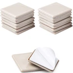 Liyic 16 Pack 2.5INCH Self Stick Square Furniture Moving Sliders For Carpet. Fixed Price $18.19.