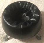 Safco Runtz Vinyl Ball Chair - Black, Model# 4756BV No. Fixed Price $20.95.