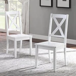 Better Homes & Gardens Maddox Crossing Dining Chairs Set OF2 White Office. Fixed Price $167.26.
