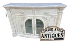 67351 Michael Armini Aico Sideboard Server Curio Cabinet Marble Top. Fixed Price $775.00.