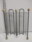 Retro Late 90S Early 2000S Metal 40 Cd Storage Rack Silver And Black With.... Fixed Price $45.00.