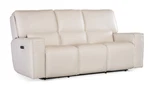Hooker Furniture SS727-PHZ3 Miles 84"W Leather Sofa Oslo Pebble. Fixed Price $3277.00.