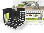 Slipstick Gorilla Felt Furniture Pads (189 Piece Variety, Black / Green. Fixed Price $18.99.