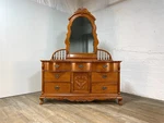 Lexington Furniture Victorian Sampler Collection Triple Door Dresser With Mirror. Fixed Price $1047.00.