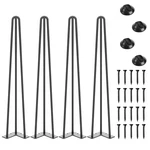 Smartstandard 28 Inch Hairpin Table Legs 3 Steel Rods 1/2 Pipe Diameter Loa. Fixed Price $85.98.