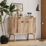 Mango Cabinet,natural Wood,solid, Meets Cpsc, Easy To CLEAN,MODERN,2-DRAWER. Fixed Price $340.99.