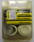 Shepherd Rubber Leg Tips 3/4", Mm, #19119 White Round Metal - Wood. Fixed Price $8.99.