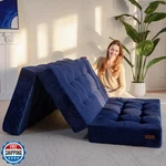 Maxyoyo Tri-fold Mattress, 6 Inch Tufted Folding Futon Foam Bed, Foldable Flo. Fixed Price $185.99.