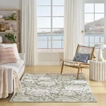 Nourison Home Aloha Ivory Sage 36 X 56 Area Rug - Easy Clean Non Shedding Bed. Fixed Price $72.62.